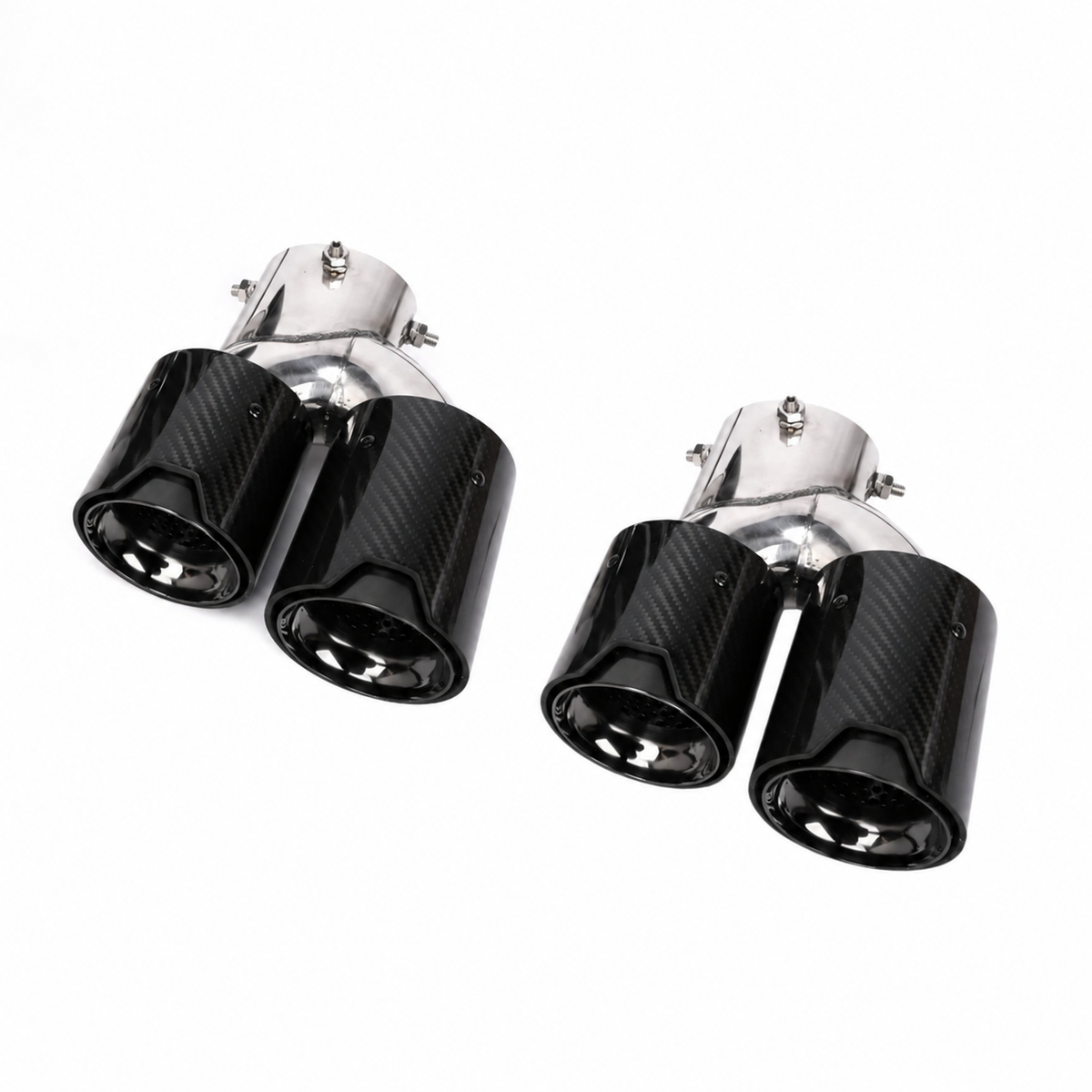 BMW Série 2/3/4 | G42/G20/G22 | M240i/M340i/M440i Embouts d'échappement quadruples en carbone