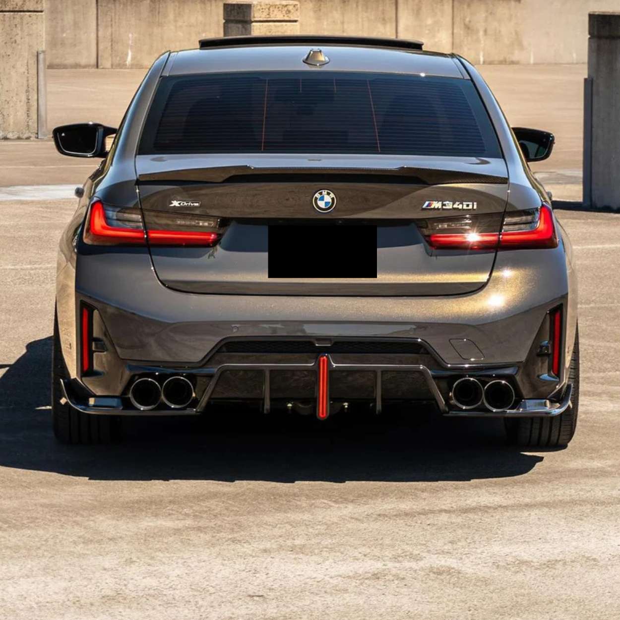 BMW Série 3 G20 / M3 G80 Carbone Pré-imprégné Style M4 Becquet arrière par OPTIC (2019+)