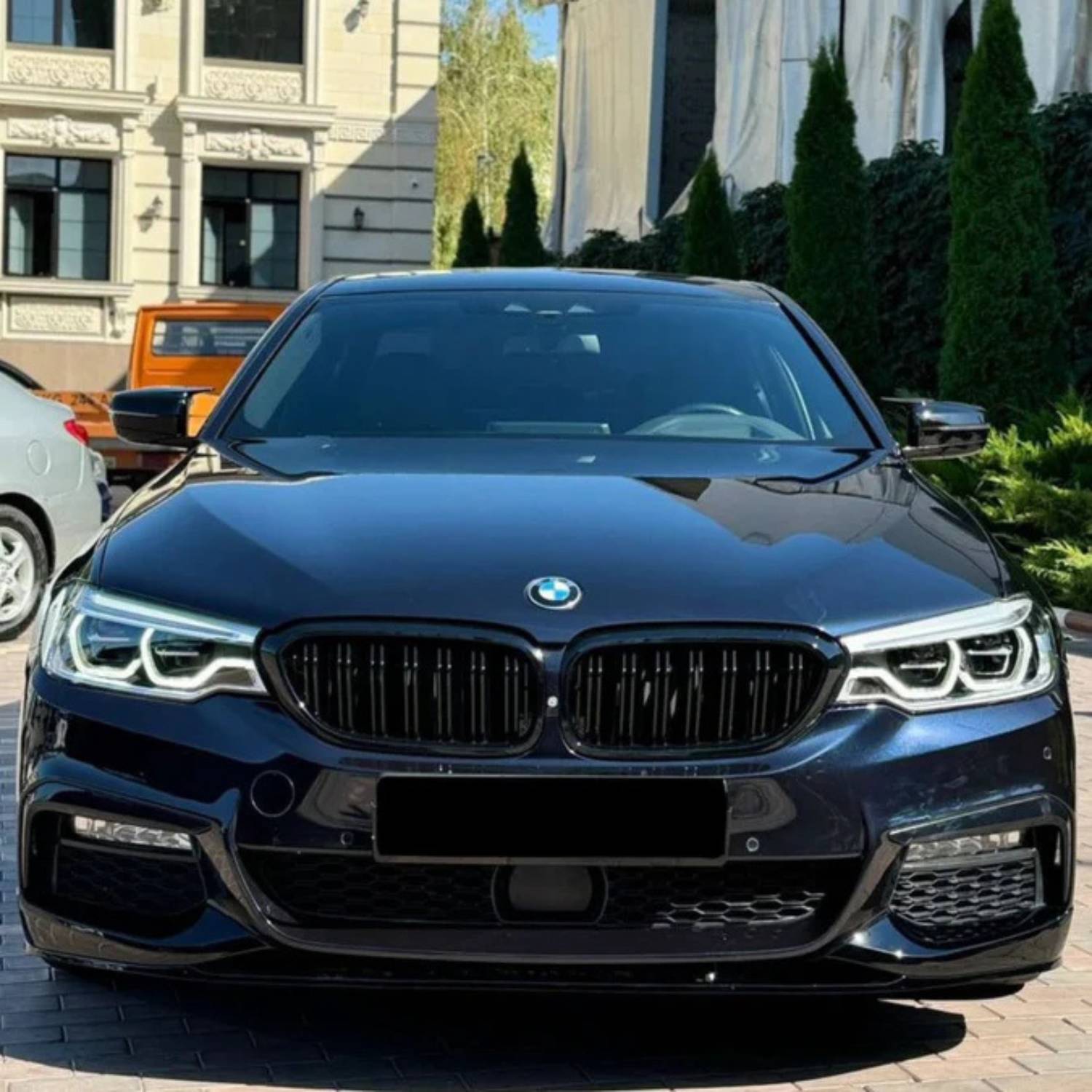 BMW Série 5 G30 & M5 F90 Noir brillant Grille à double lamelle (2017-2020)
