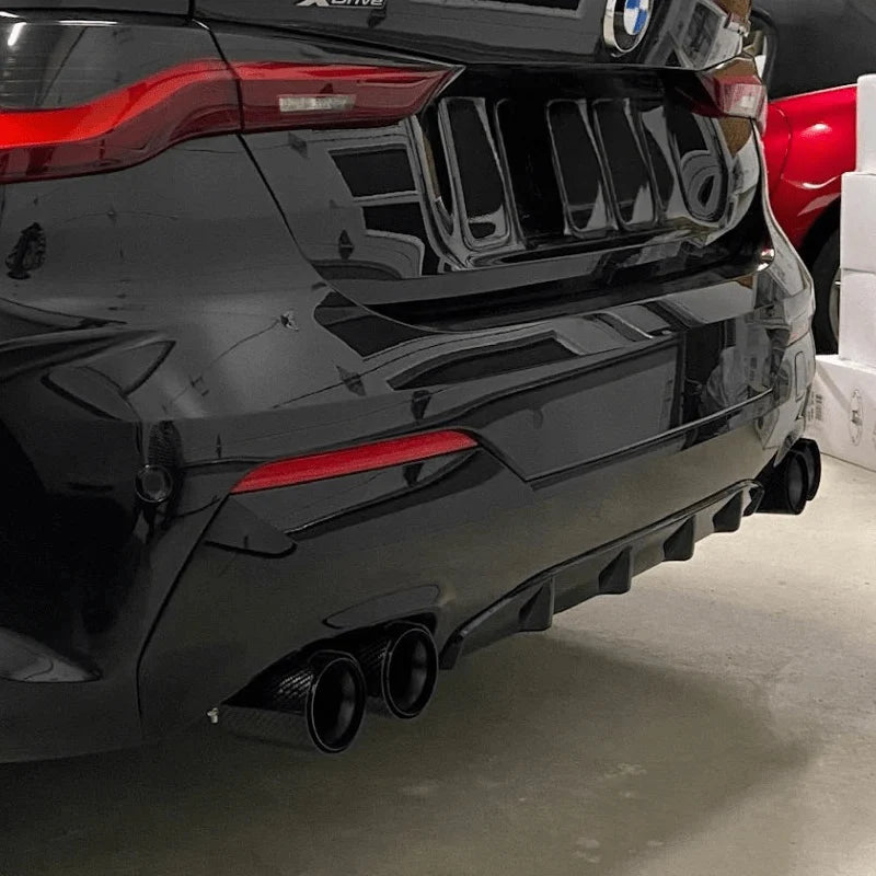 BMW Série 2/3/4 | G42/G20/G22 | M240i/M340i/M440i Embouts d'échappement quadruples en carbone