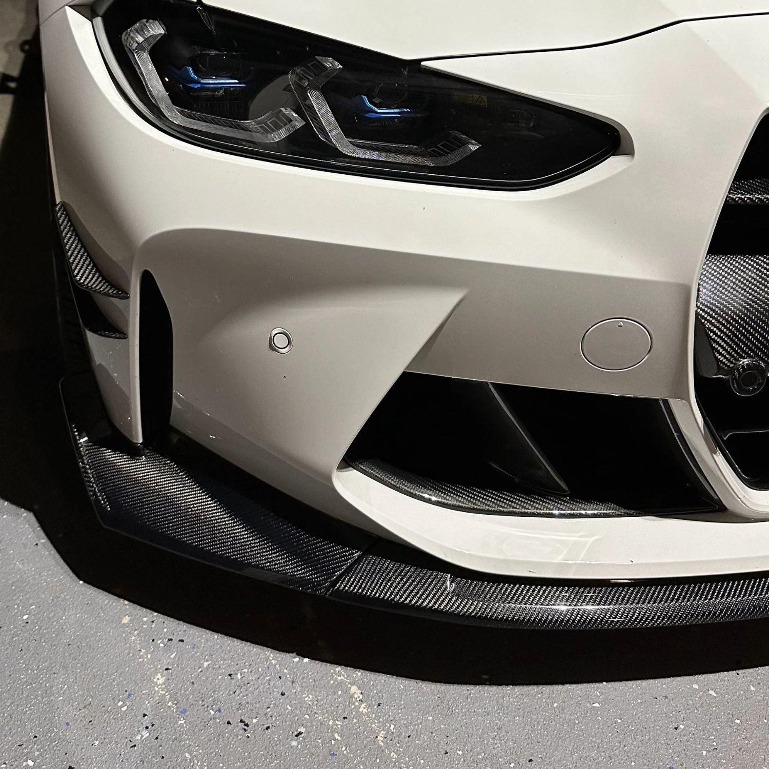 BMW M3 G80 G81 / M4 G82 G83 Carbone Pré-imprégné Style CSL Lame avant par OPTIC (2021+)