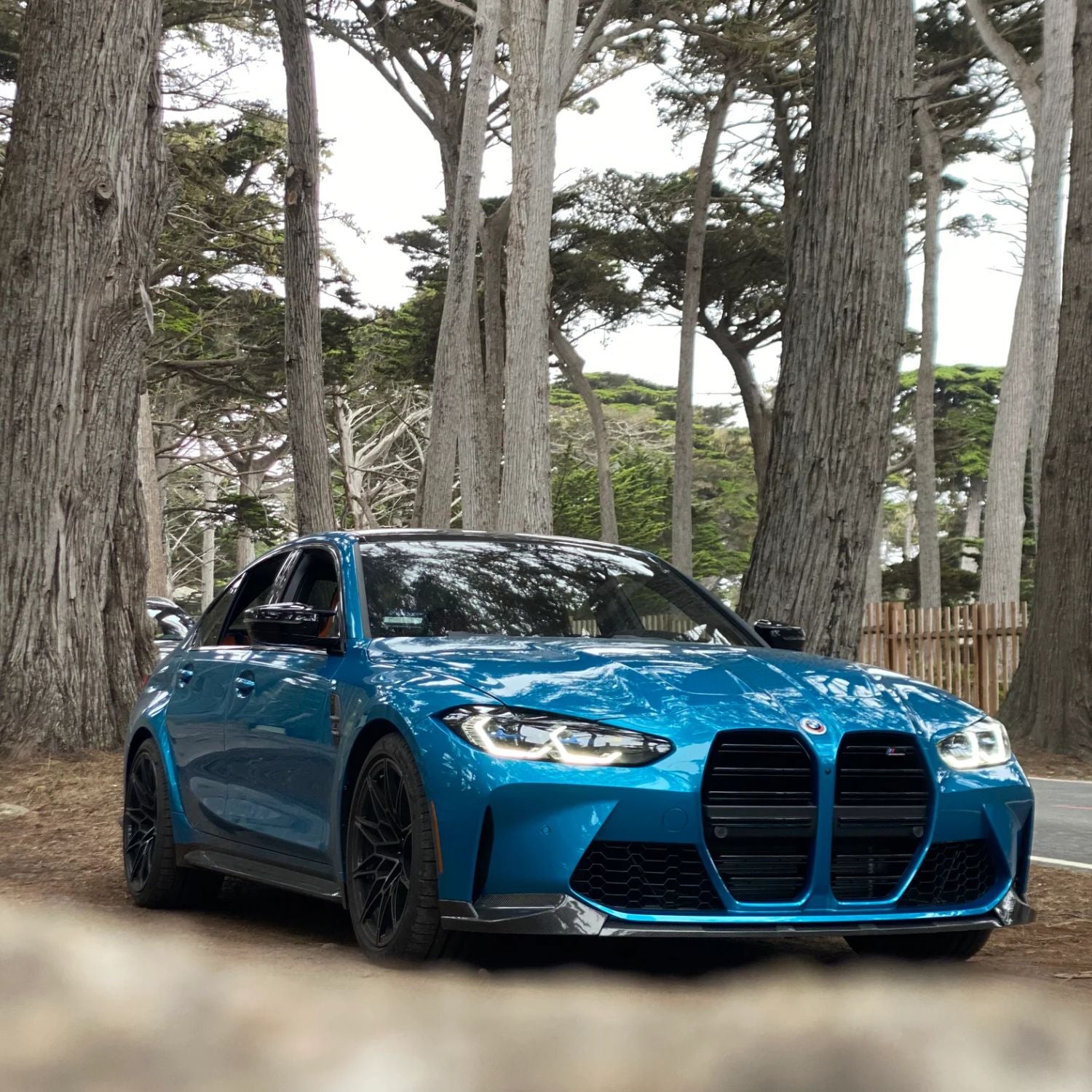 BMW M3 G80 G81 / M4 G82 G83 Carbone Style Mp Lame avant (2021+)
