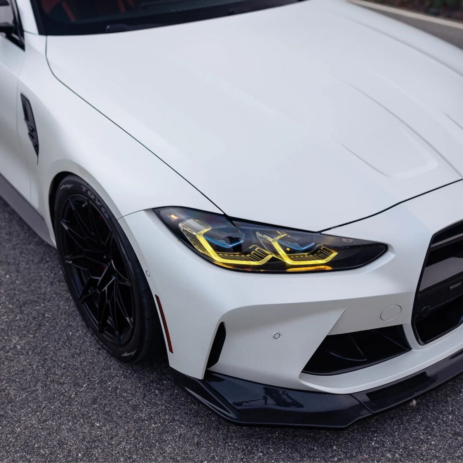 Ensemble de modules LED DRL jaunes style CSL pour BMW M3 G80/G81 & M4 G82/G83