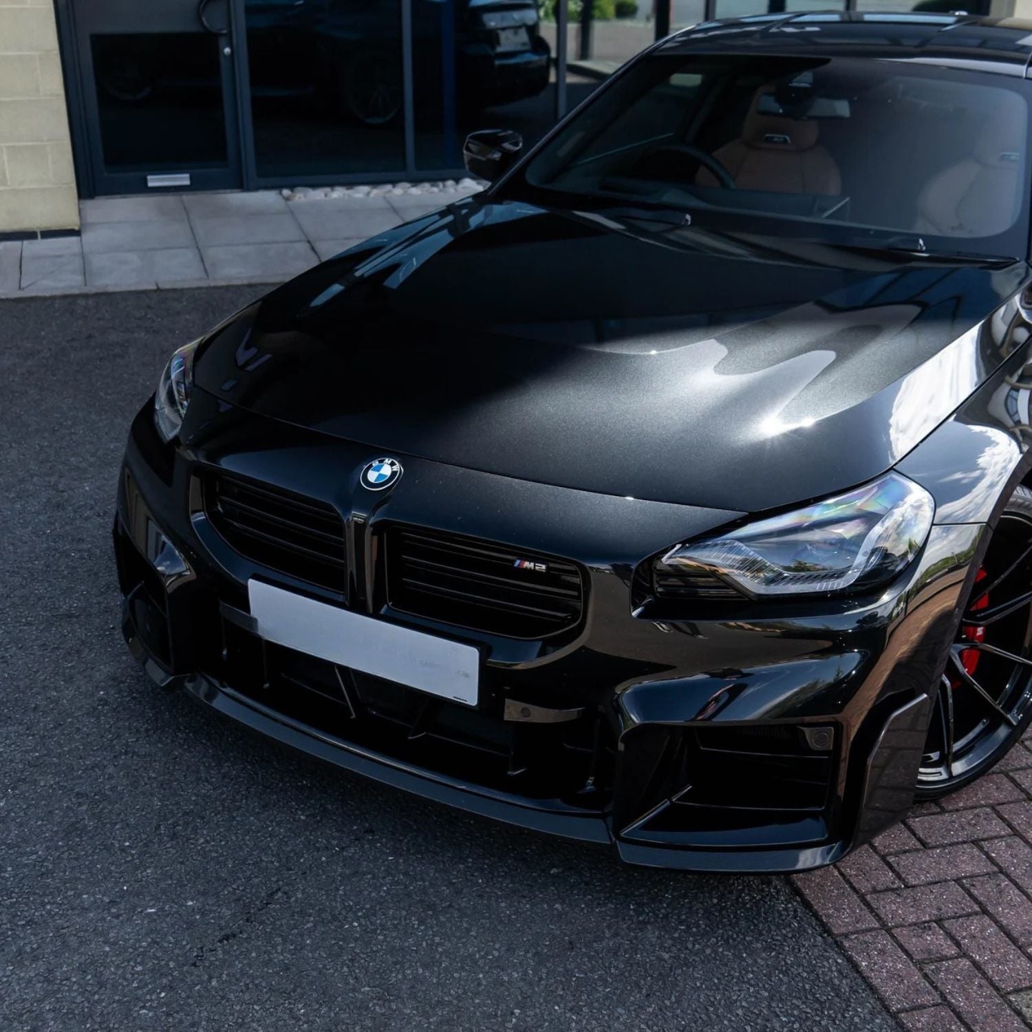 BMW M2 G87 Noir brillant M Performance Style Lame avant (2023+)