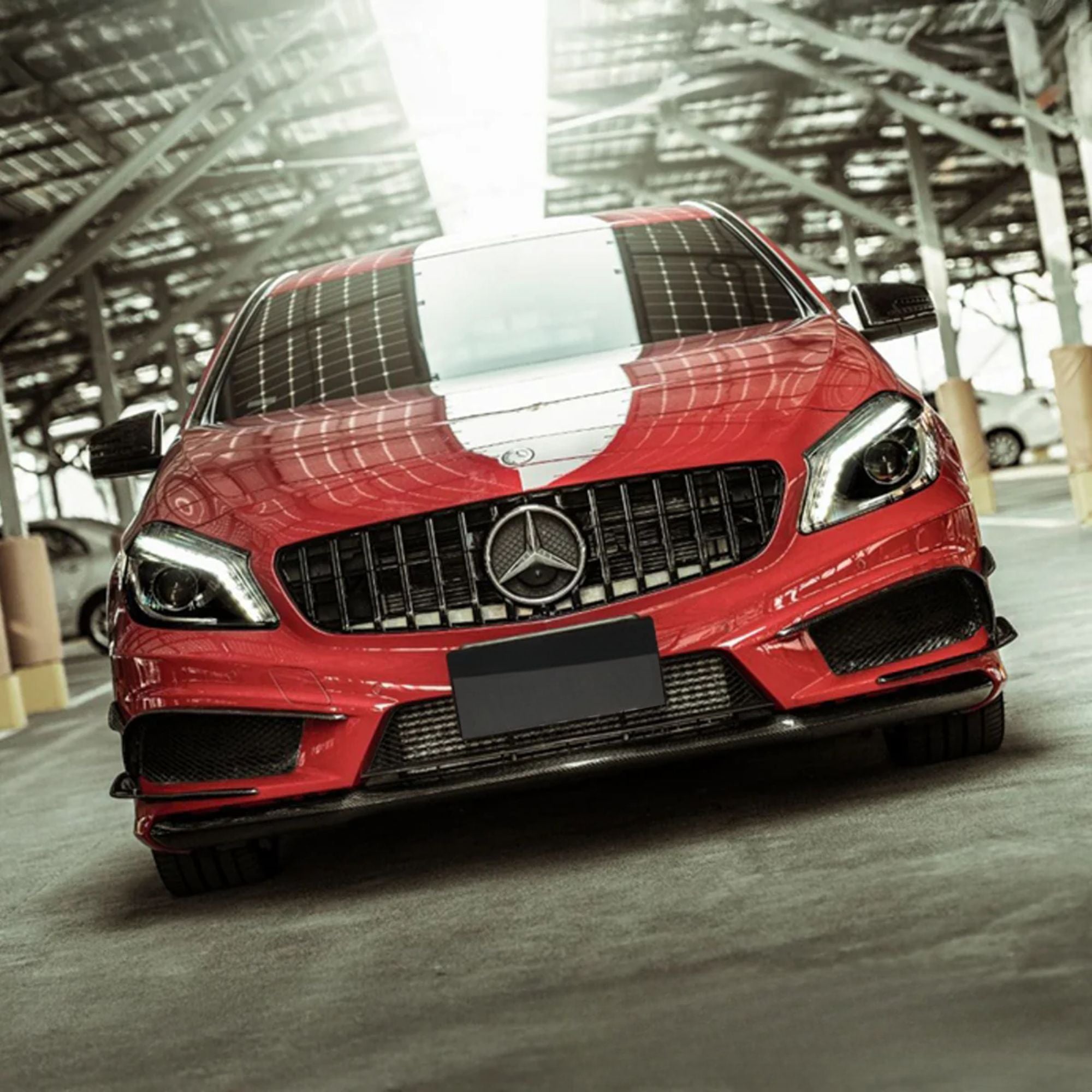 Mercedes Classe A W176 Calandre Panamericana GT Style Noir Brillant (2012-2015)