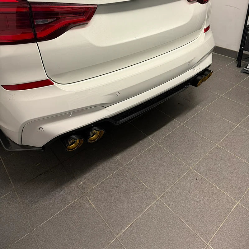 BMW X3M F97 | X4M F98 Embouts d'échappement carbone coupe biseautée