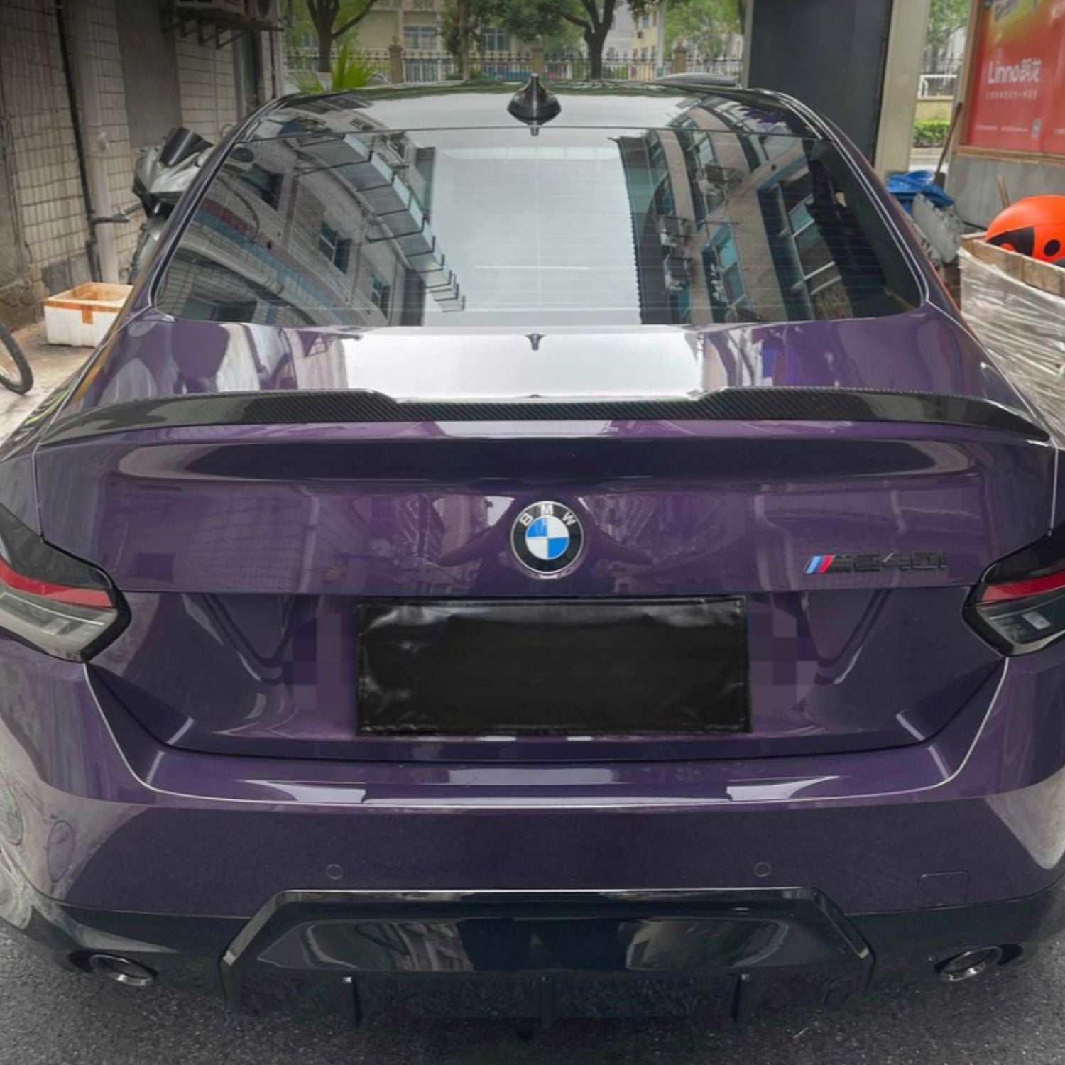 BMW Série 2 G42 & M2 G87 Carbone Pré-imprégné Vs Style Aileron Arrière Par OPTIC (2021+)