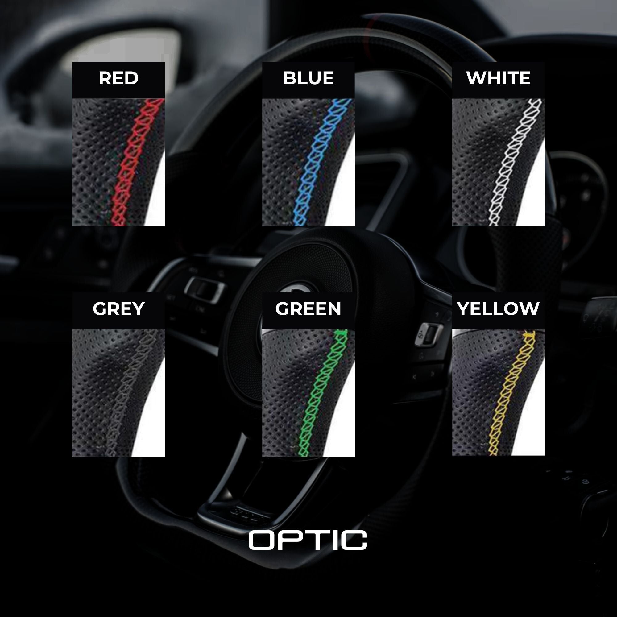 OPTIC Carbon Fibre Custom Steering Wheel For A3 S3 RS3 8V (2013-2016) - Avoro Design