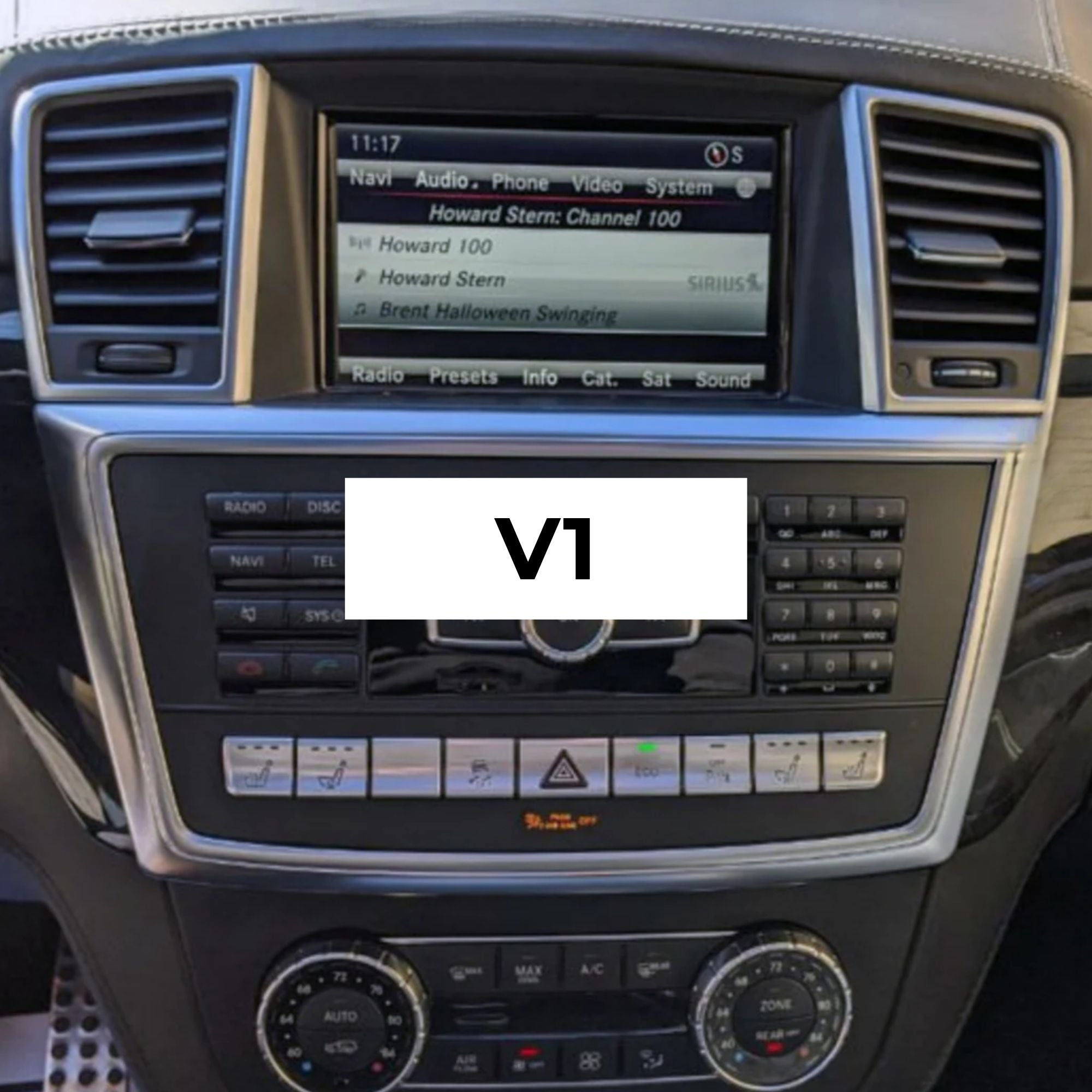 Mercedes Classe GL/ML/GLE/GLS | X166 | 12.3" Écran tactile Apple CarPlay/Android Auto | (2011-2019)