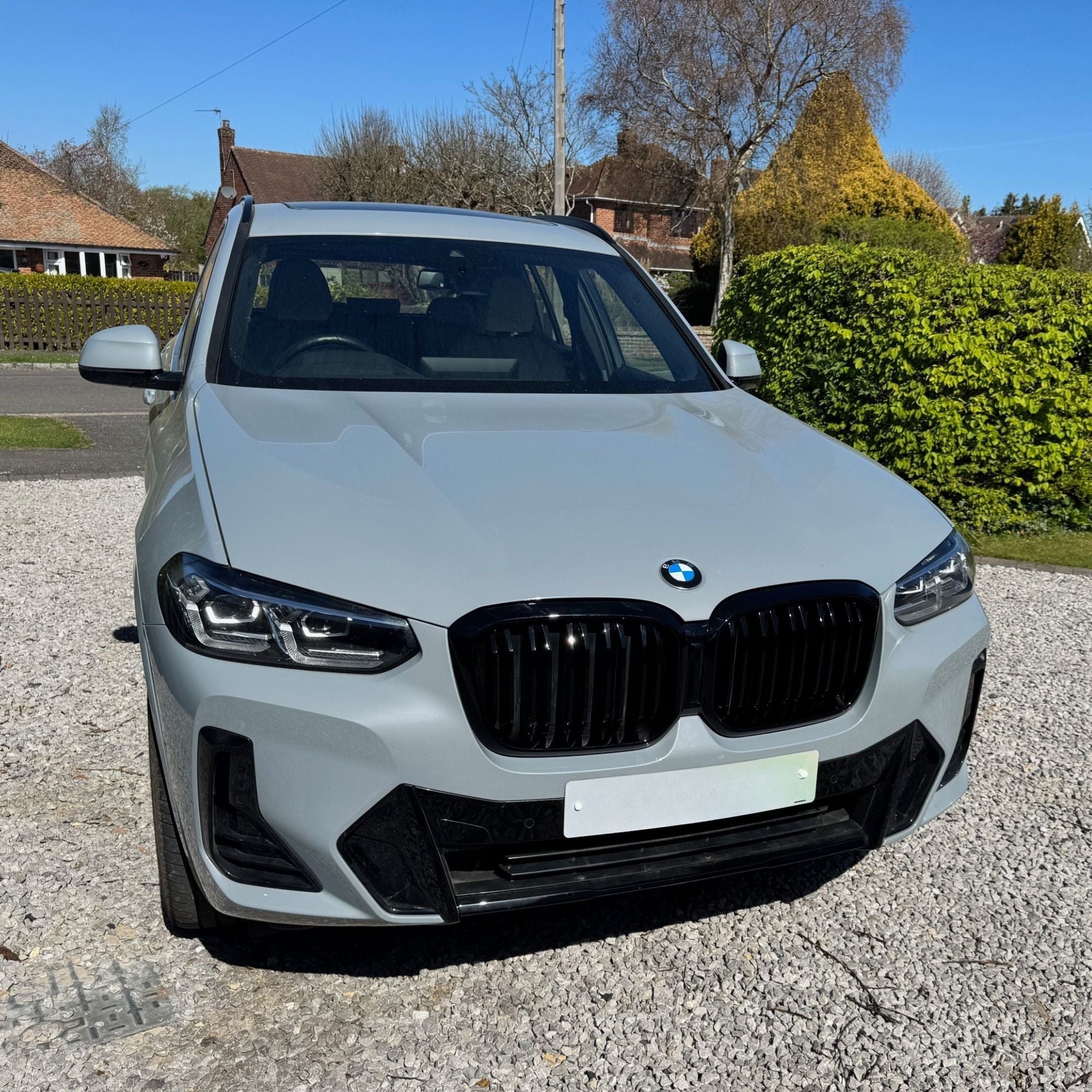 Grilles avant BMW X3 X4 G01 G02 & X3M X4M F97 F98 LCI Noir brillant (2021+)
