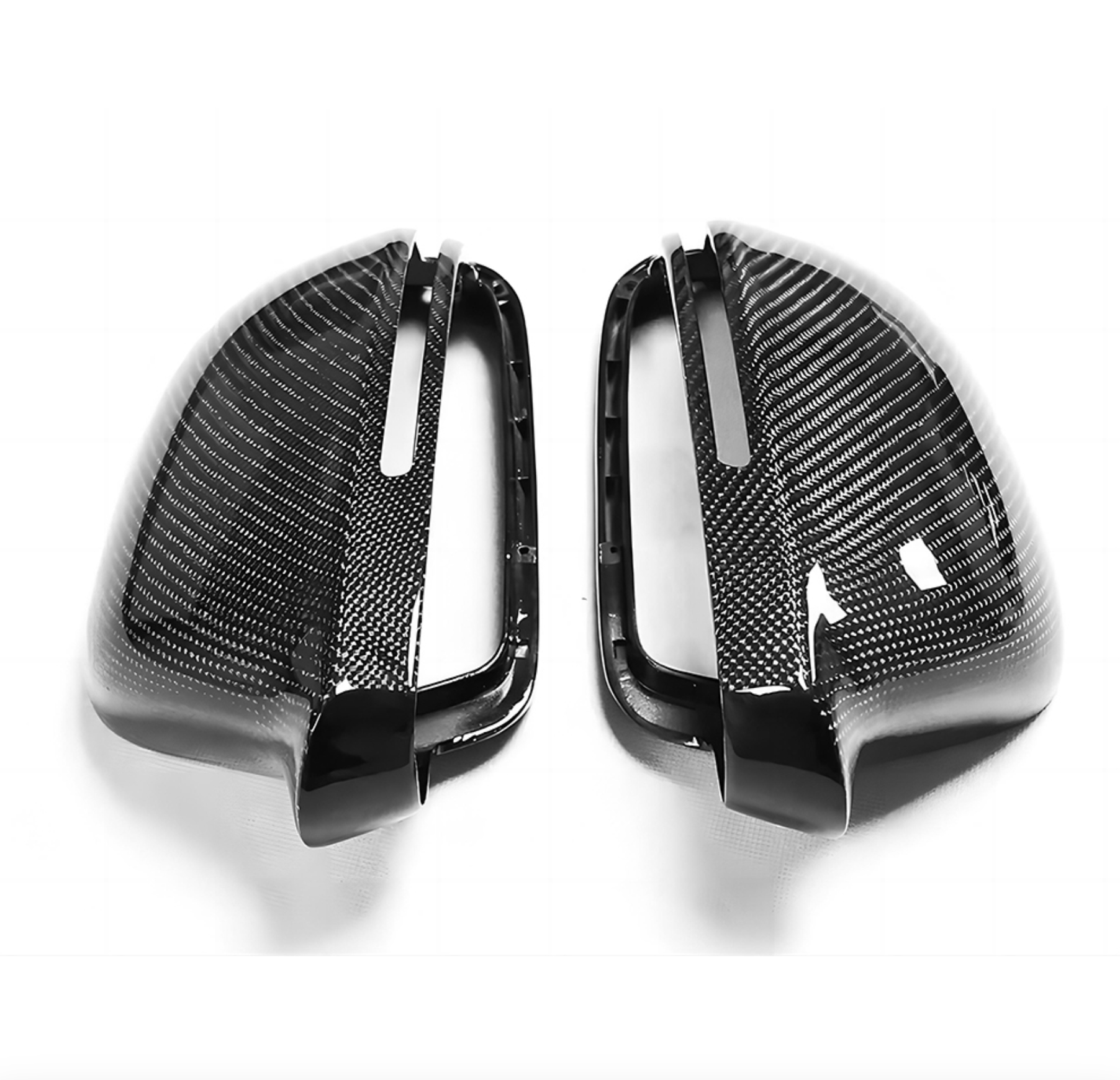 A3 8P Carbon Fibre Replacement Wing Mirror Covers (2009-2013) - Avoro Design