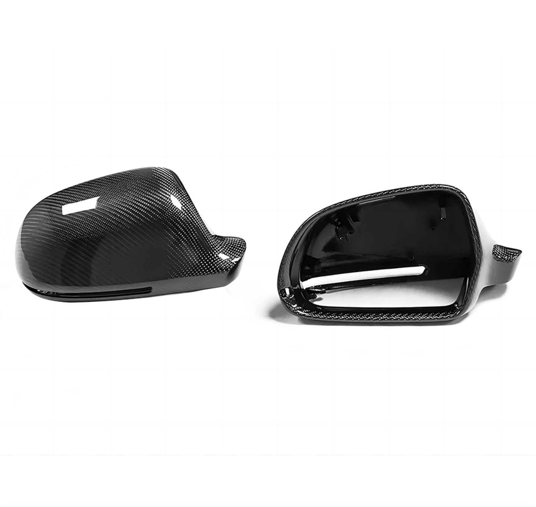 A3 8P Carbon Fibre Replacement Wing Mirror Covers (2009-2013) - Avoro Design