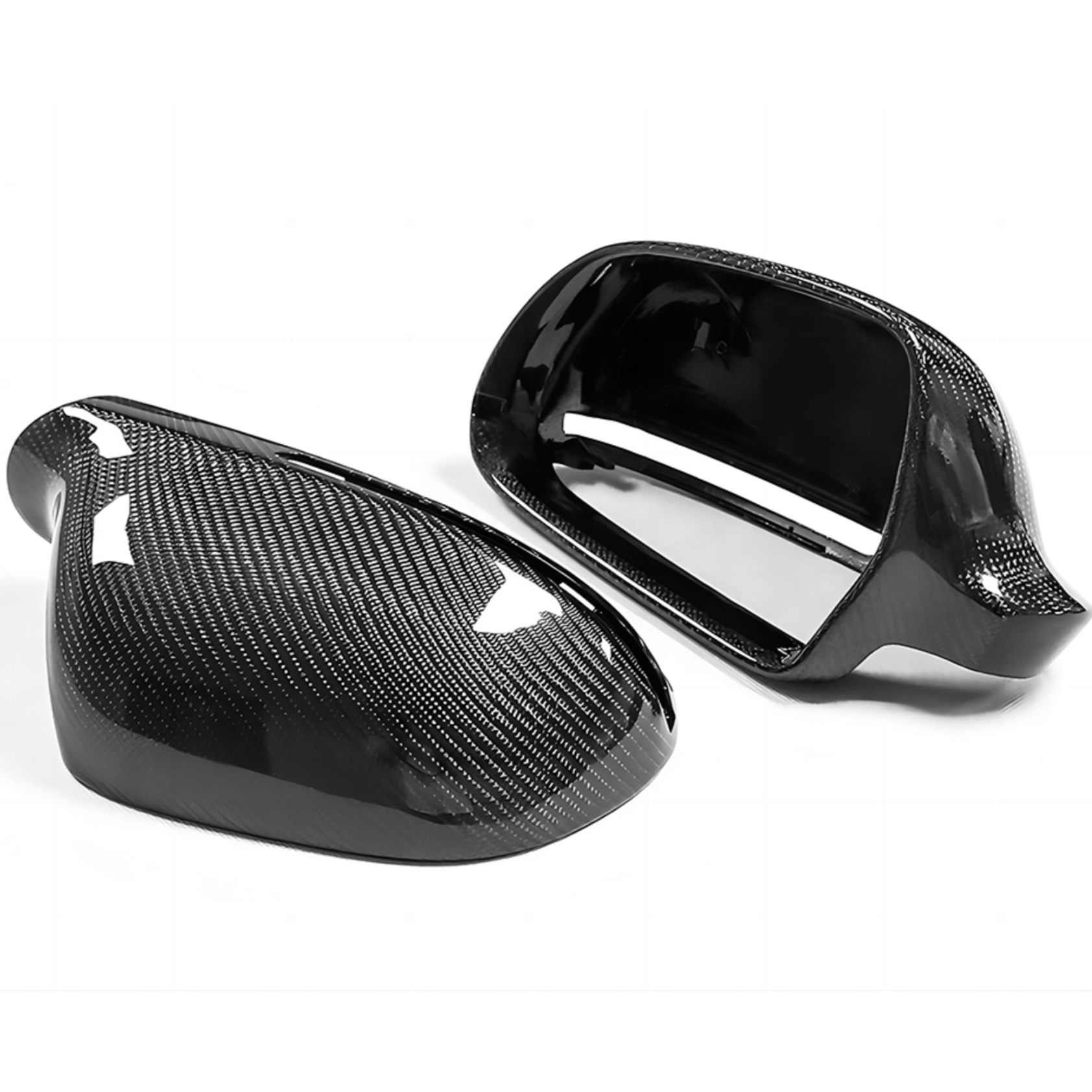 A3 8P Carbon Fibre Replacement Wing Mirror Covers (2009-2013) - Avoro Design