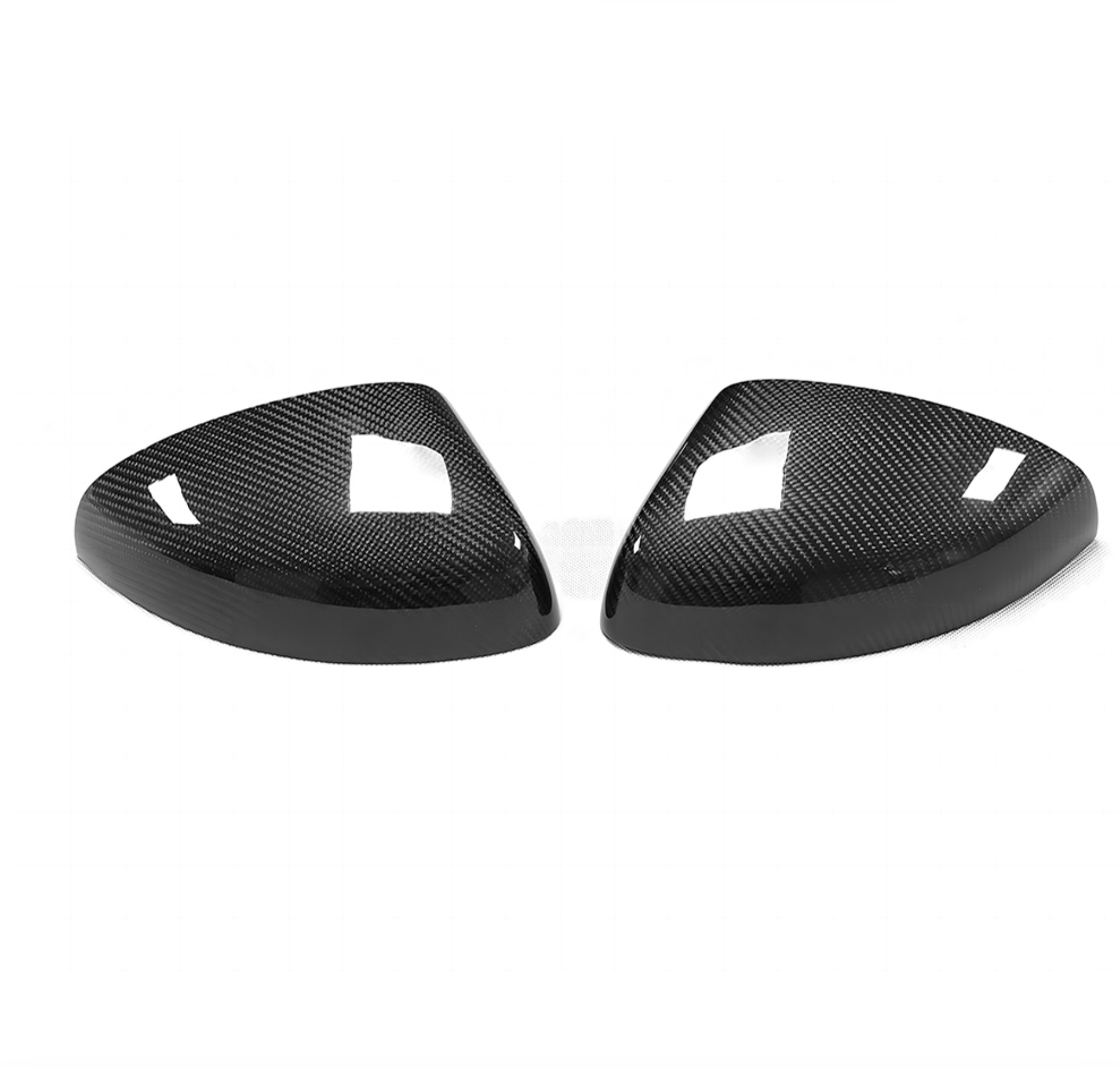 A1 Carbon Fibre Replacement Wing Mirror Covers (2010-2018) - Avoro Design