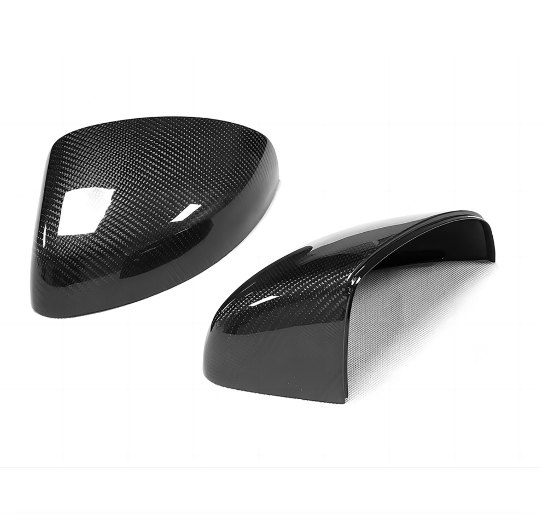 A1 Carbon Fibre Replacement Wing Mirror Covers (2010-2018) - Avoro Design