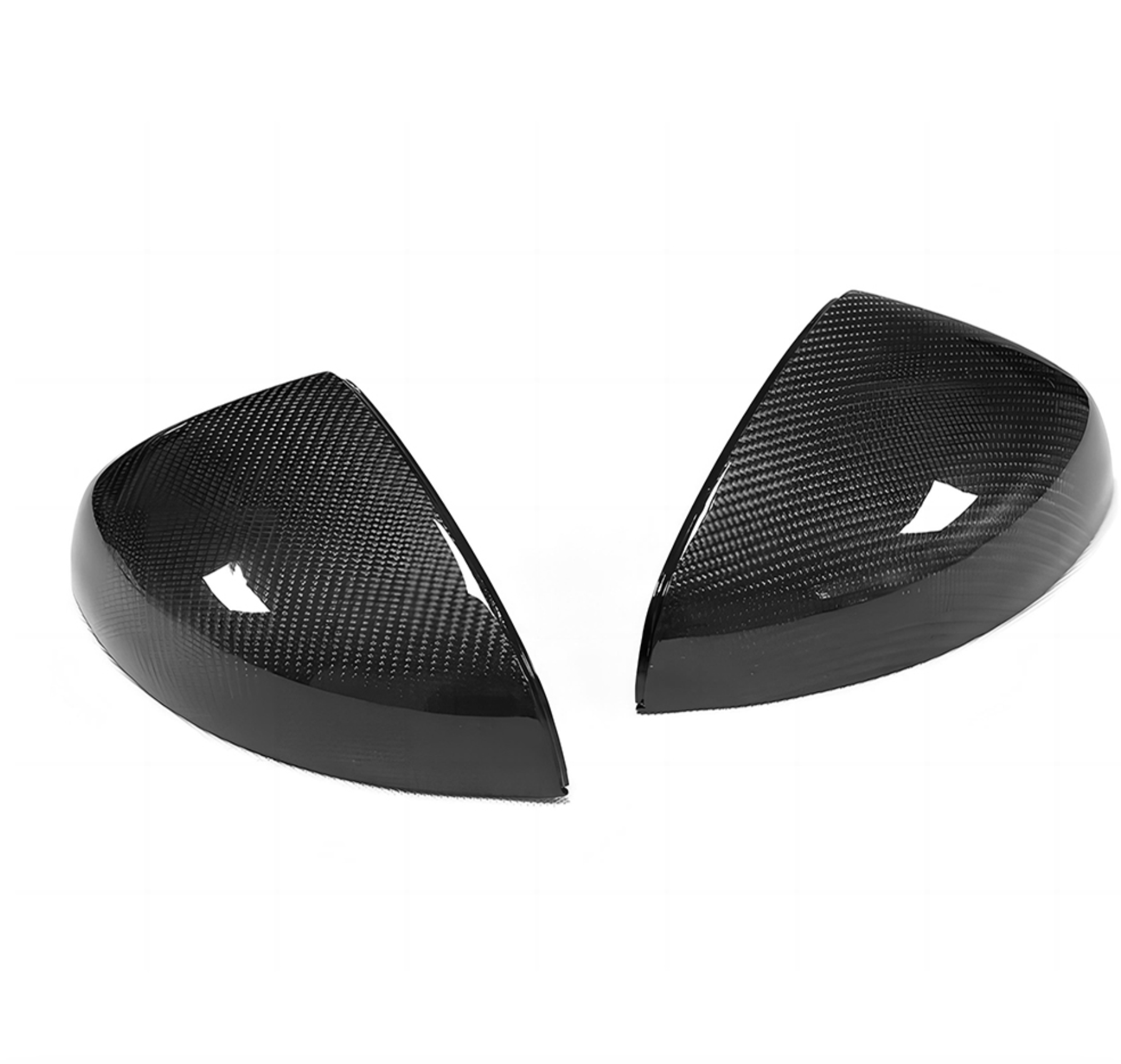 A1 Carbon Fibre Replacement Wing Mirror Covers (2010-2018) - Avoro Design