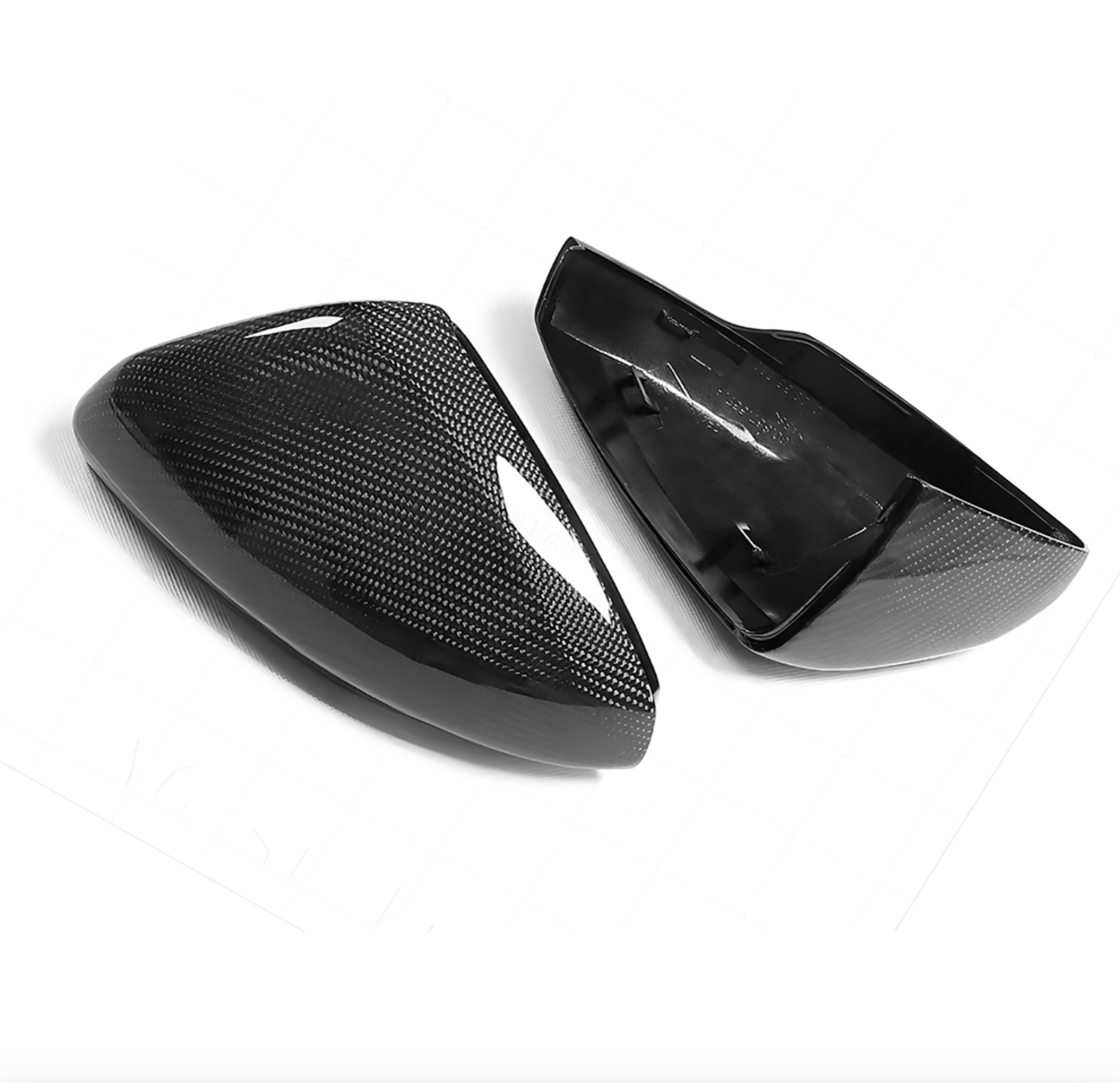 Polo MK6 Carbon Fibre Replacement Wing Mirror Covers (2018+) - Avoro Design